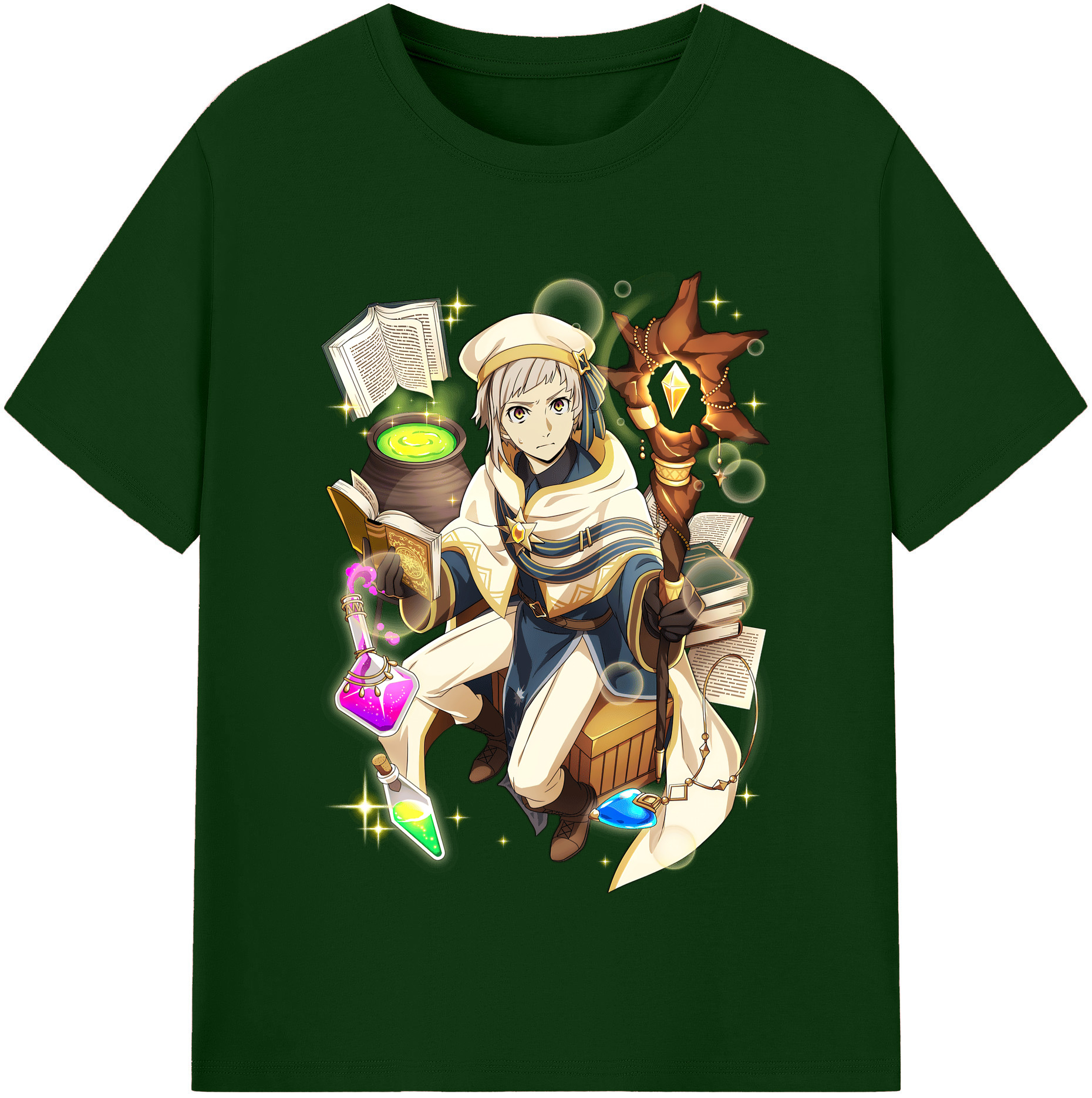 （画像用） 文豪ストレイドッグス Bungo Stray Dogs 綿100％半袖Tシャツ（フロントプリント）